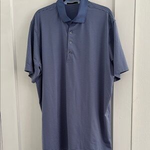 Greyson Blue Striped Polo Shirt
